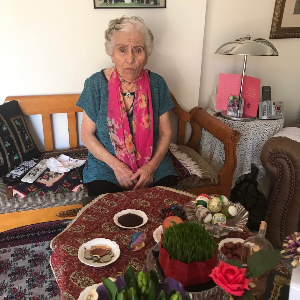My mom's haft-seen spread for Norooz 2019