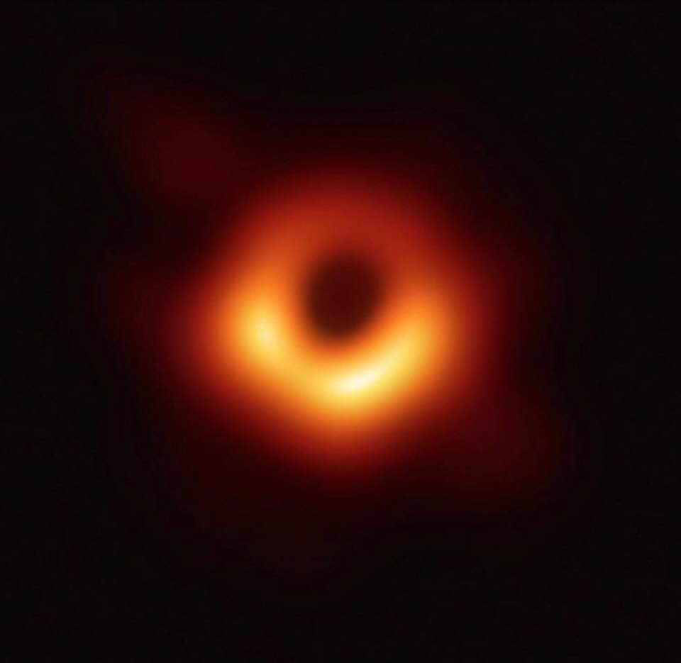 First-ever picture of a black hole, produced by an array of telescopes