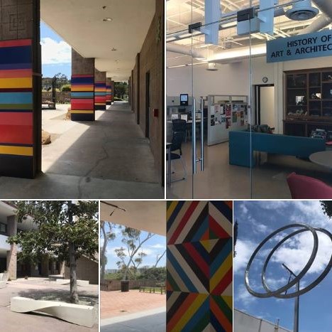 Photos I took during a stroll through UCSB's arts building on May 6, 2019