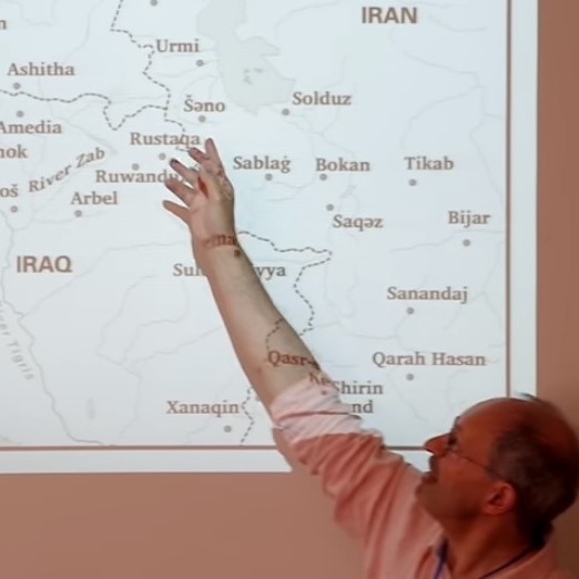 Neo-Arameic-speaking region located in Iran, Iraq, and Turkey