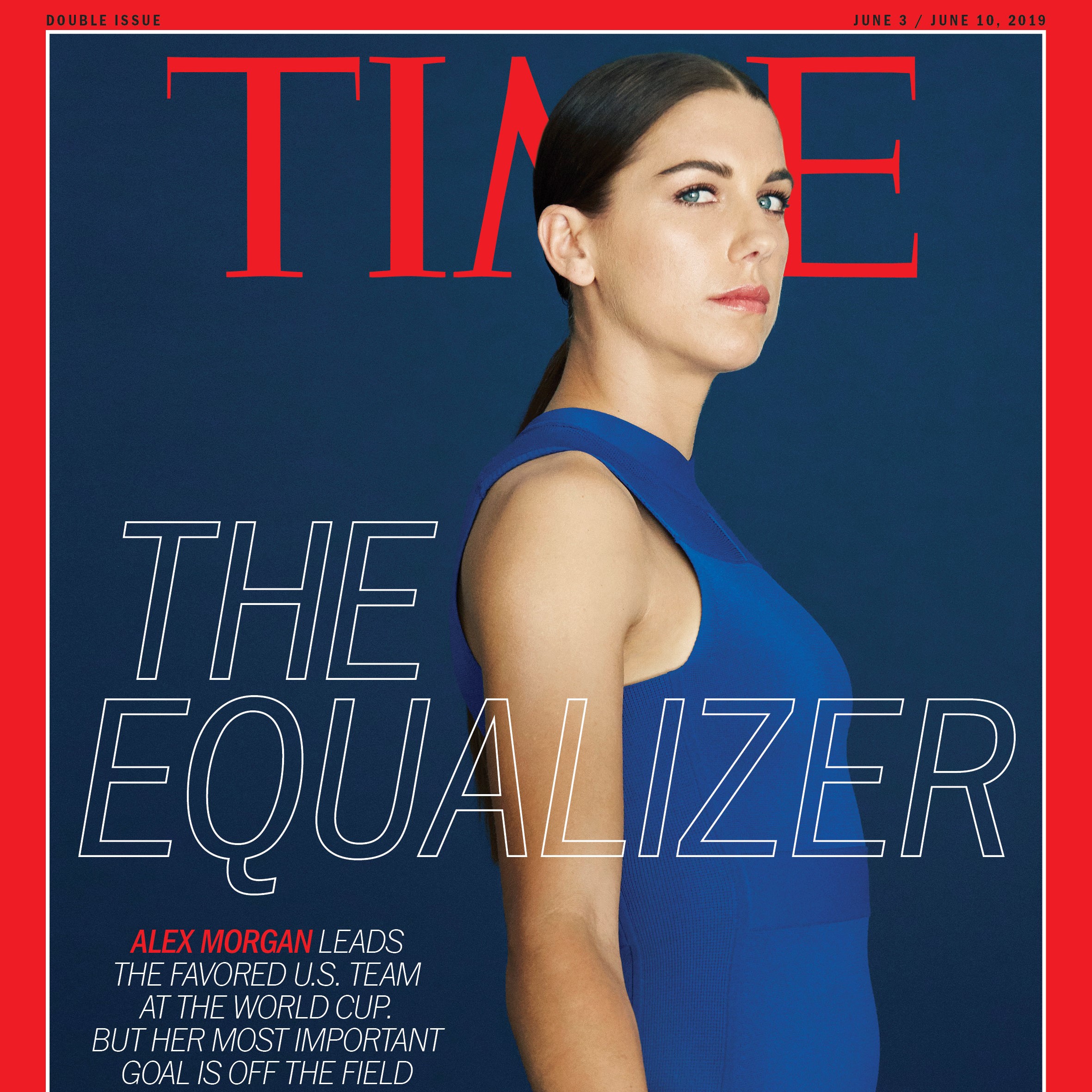 The US women's soccer team headed to the 2019 Women's Soccer World Cup: Time magazine cover