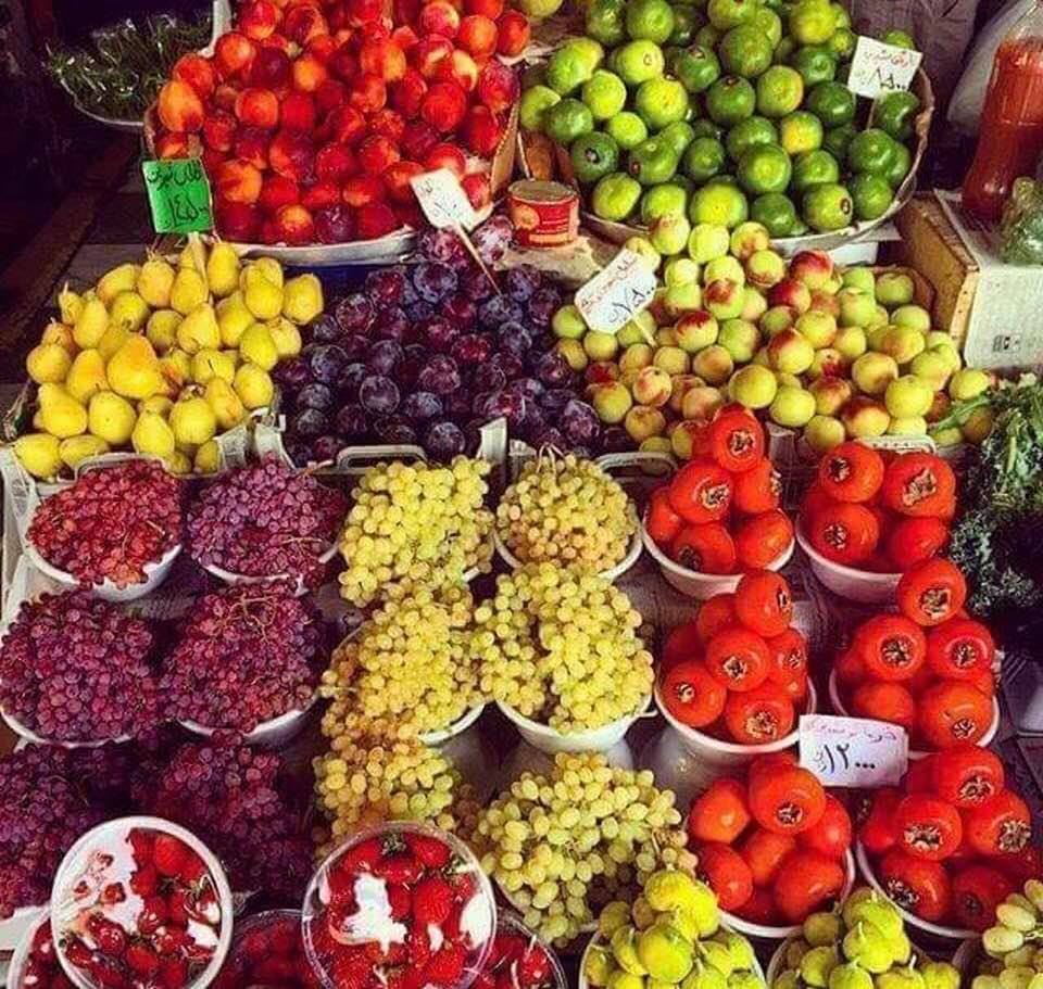 Fruits at a Tehran market