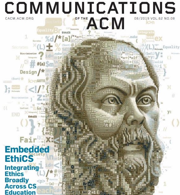 Cover image for the August 2019 issue of 'Communications of the ACM'