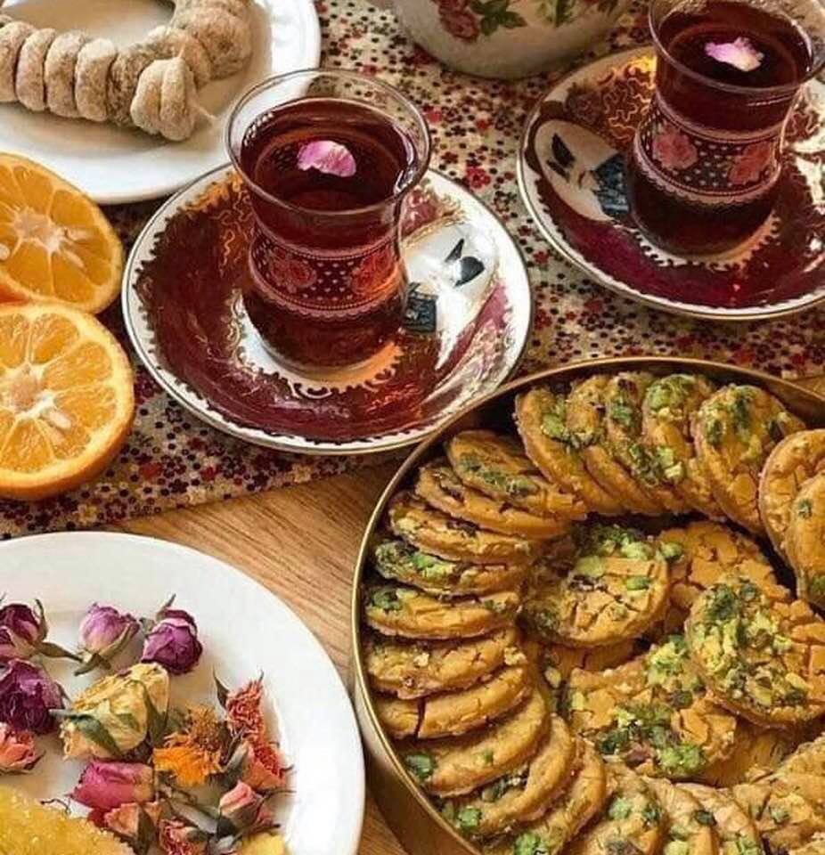 Afternoon tea and sweets, Iranian style!