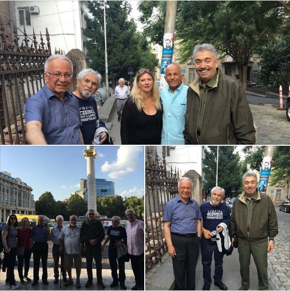 A few group photos taken on Tbilisi streets