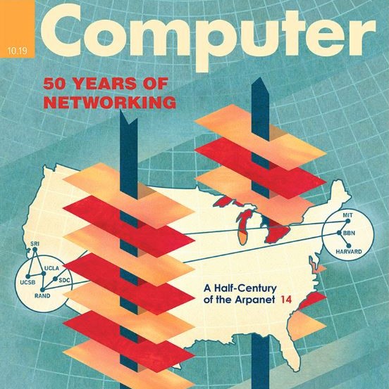 Cover image of IEEE Computer, issue of October 2019