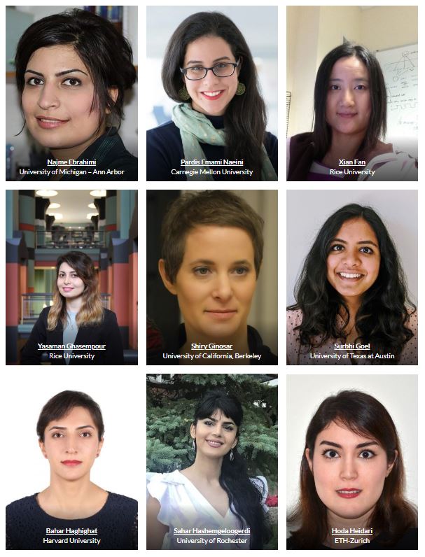Screenshot from the Web site 'Rising Star 2019: An Academic Career Workshop for Women in EECS'