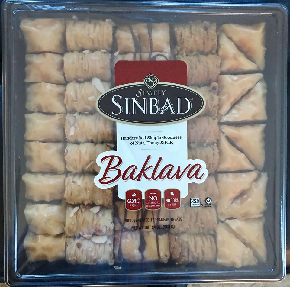 Costco-size assortment of baklavas: Yummy!