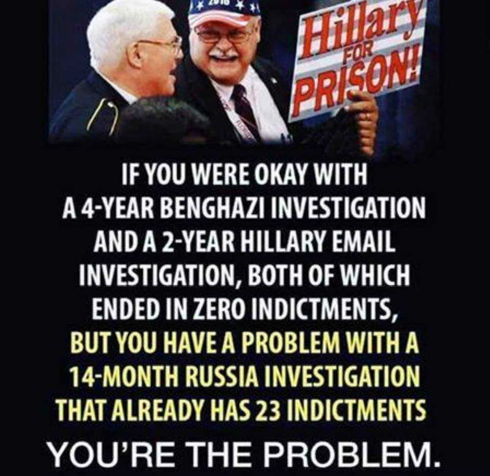 Benghazi and Clinton e-mails probes vs. Russia probe
