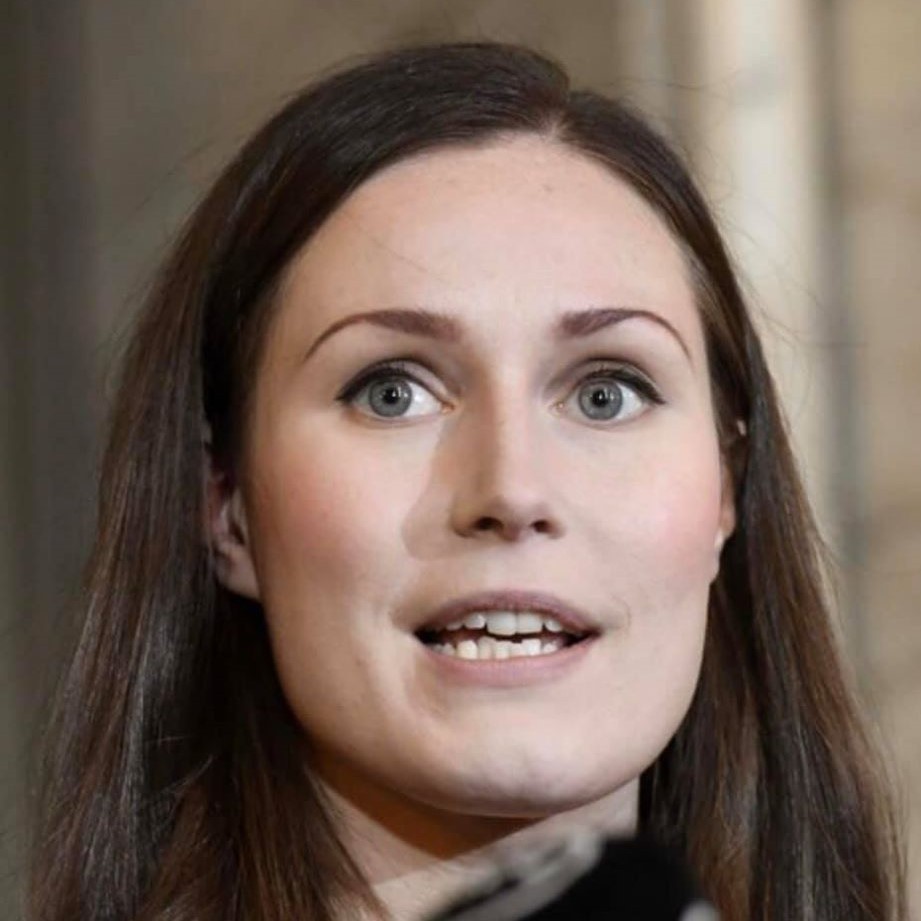 Young leader: Finland's 34-year-old PM Sanna Marin