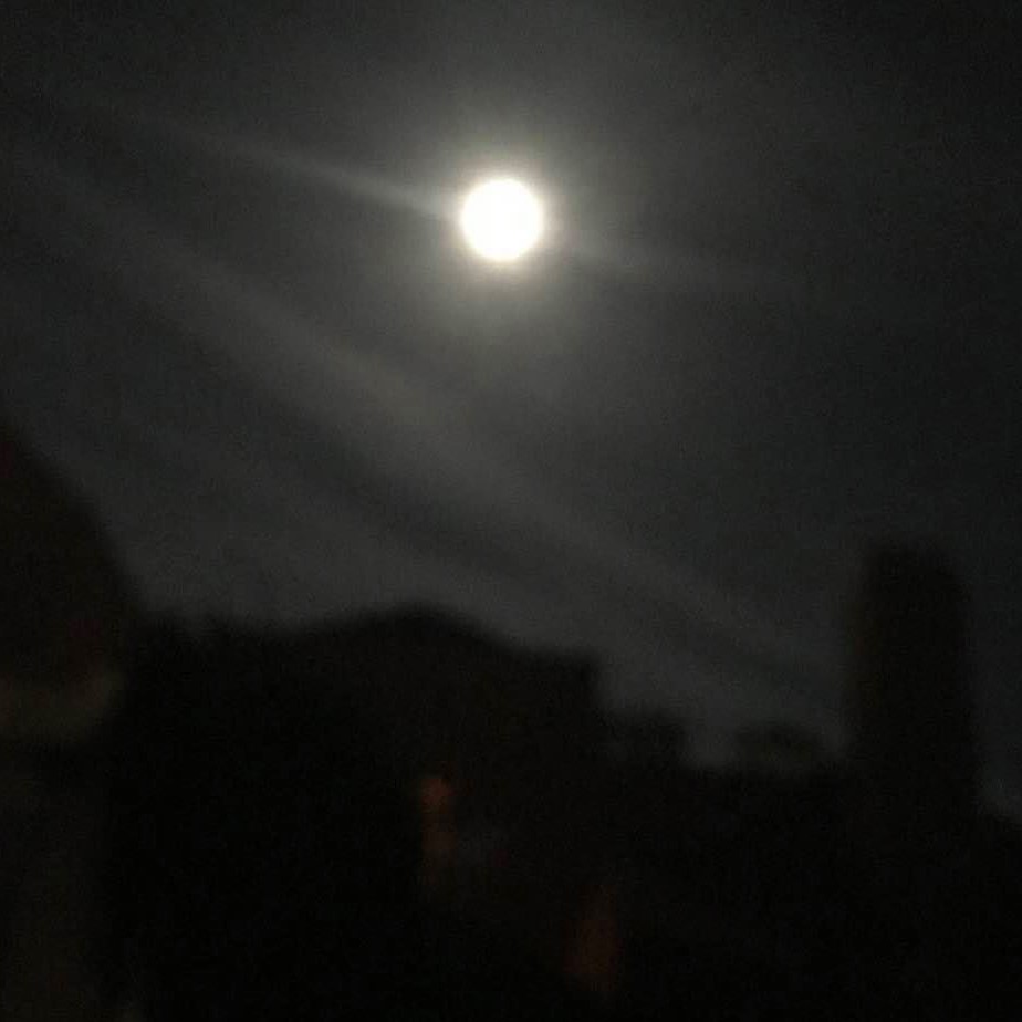 Last night's full moon in Santa Barbara
