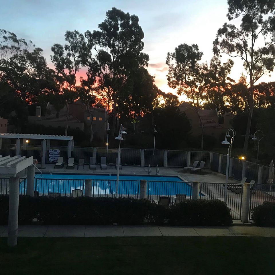 This morning's sunrise in Santa Barbara