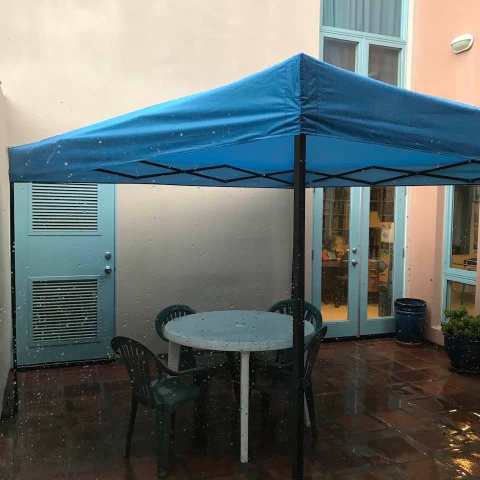 Ready for a rainy week with this new canopy