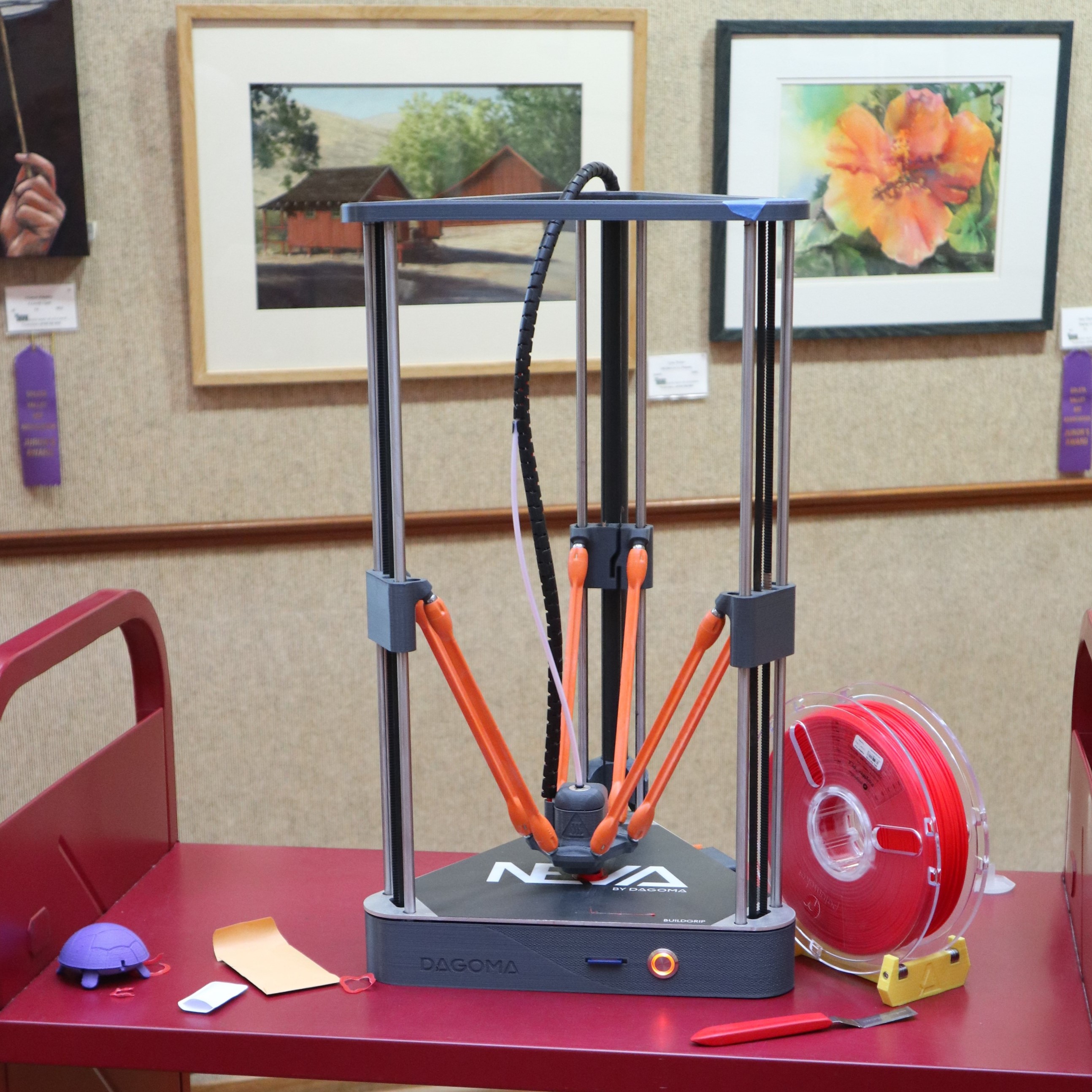 Goleta Valley Public Library 3D-printer demo, Photo 1