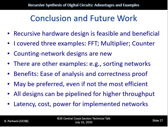 IEEE Central Coast Section technical talk by Behrooz Parhami: Slide sample 7