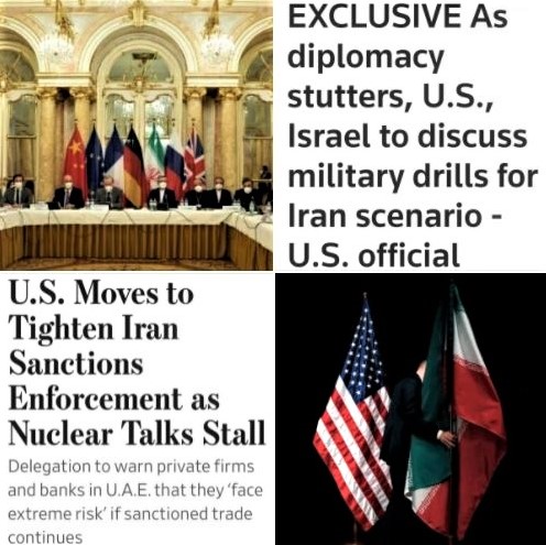 Iran's indirect talks with the US about reviving the nuclear deal encounters snags, as evident from these headlines