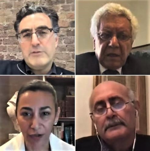 Participants in the webinar on anti-Semitism and Holocaust denial in Iran
