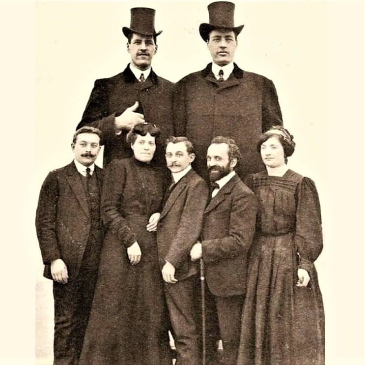 Giants of the Alps: The Hugo Brothers, Baptiste & Antoine, shown with their family