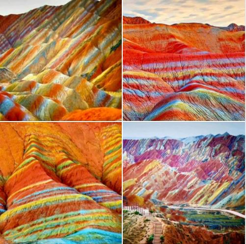 Nature's art: Mah-Neshan hills in Iran's Zanjan Province