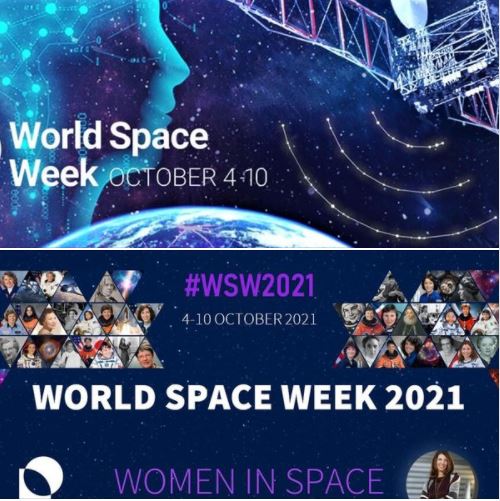 Posters for World Space Week, 2020 & 2021