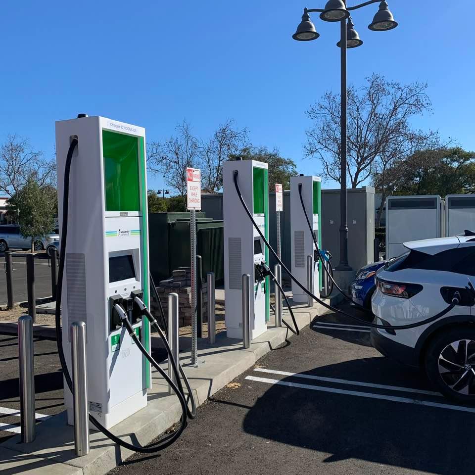 EV charging stations at Goleta's Camino Real Marketplace: Photo 1