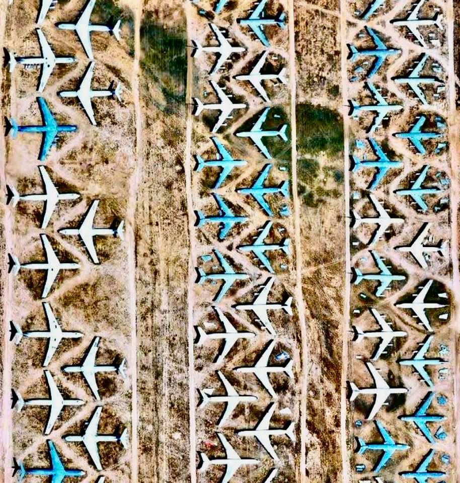 Airplane cemetery: Where planes go to rust in peace!