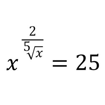 Math puzzle: Solve this equation for x