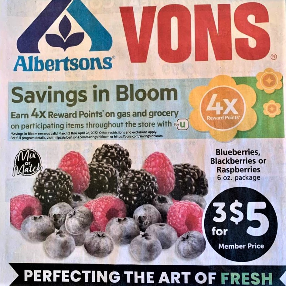 When did Albertsons and Vons grocery stores merge? I don't recall hearing the news