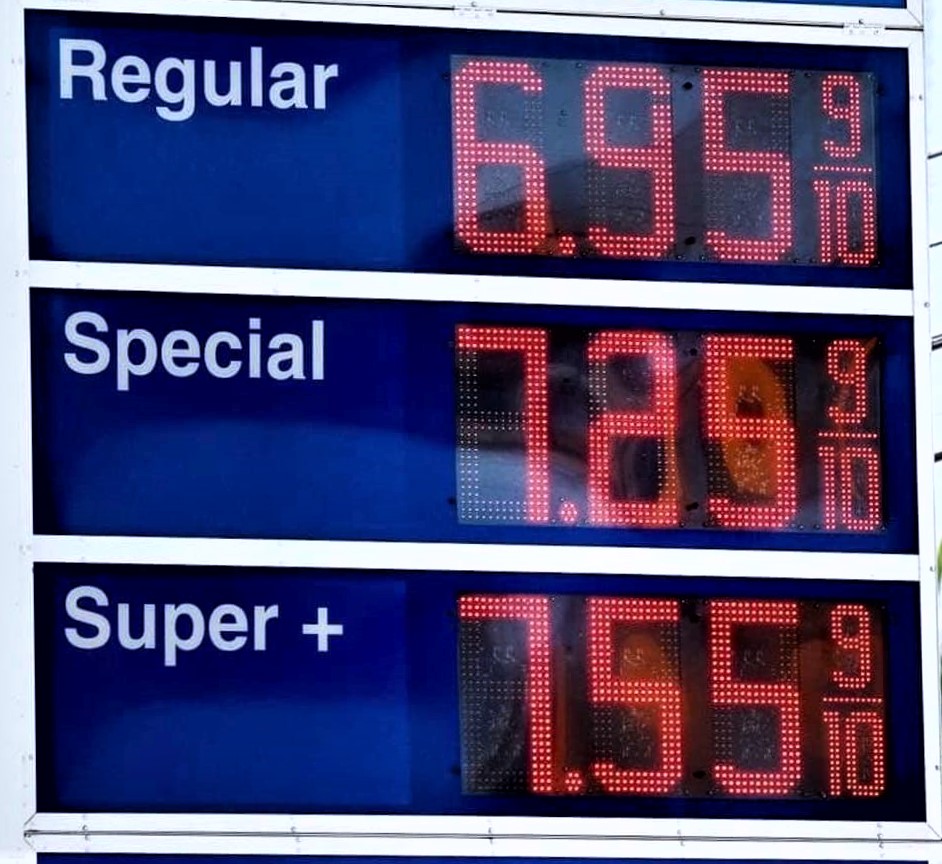 Gas prices at the pump have surged of late