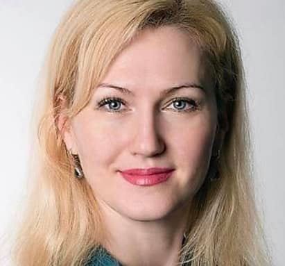 Woman in a photo of a Ukrainian family shown lying dead on the street identified as Tatiana Perebeinis, 43, a Silicon Valley tech worker