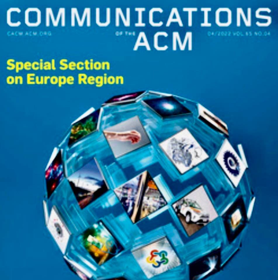 The state of computing in Europe: Cover feature of CACM, issue of April 2022