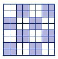 Math puzzle: Cut this square board into a minimum number of pieces so that the pieces can be rearranged to form a standard chessboard
