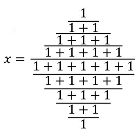 Math problem: Evaluate this multi-level fraction