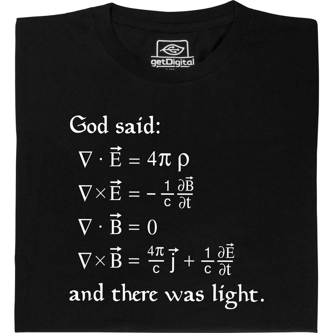 Nerdy T-shirt: Maxwell's Equations