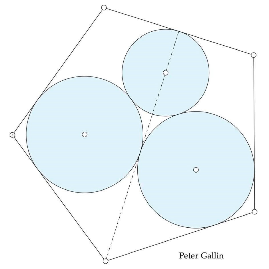 Math puzzle: What fraction of the regular pentagon's area is shaded blue?
