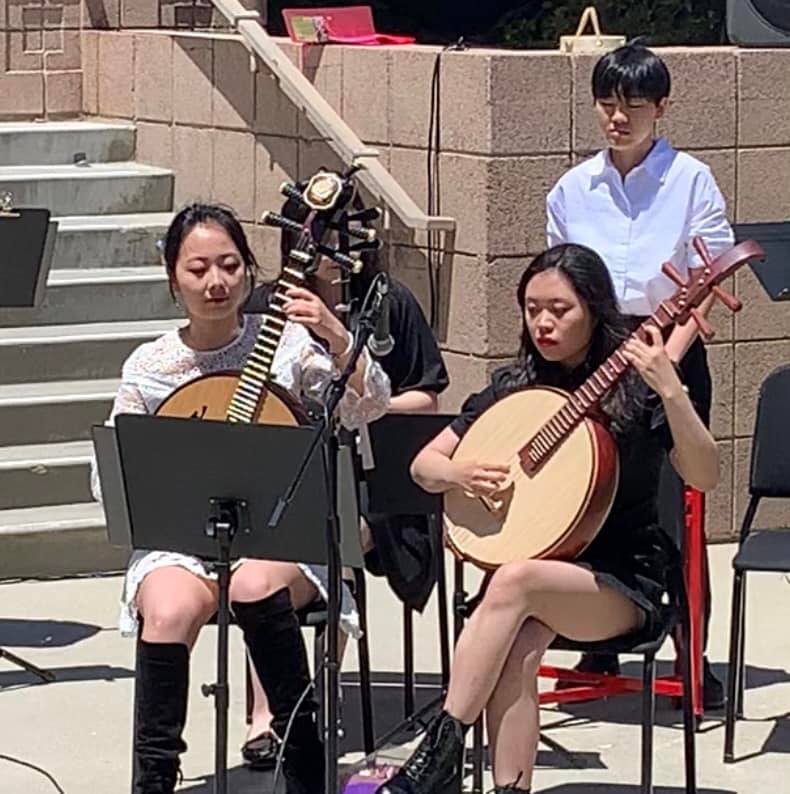 Wednesday 5/11 World Music Series noon concert at UCSB's Music Bowl: The Jasmine Echo Chinese Ensemble performed (Photo 3)