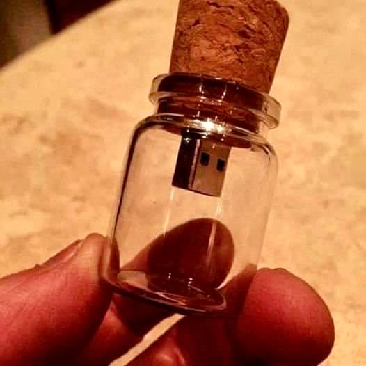 Message in a bottle: High-tech version, involving not a one-page note, but many gigabytes of data!