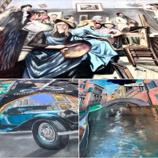 Santa Barbara's I Madonnari Street Painting Festival: Batch 3 of finished paintings