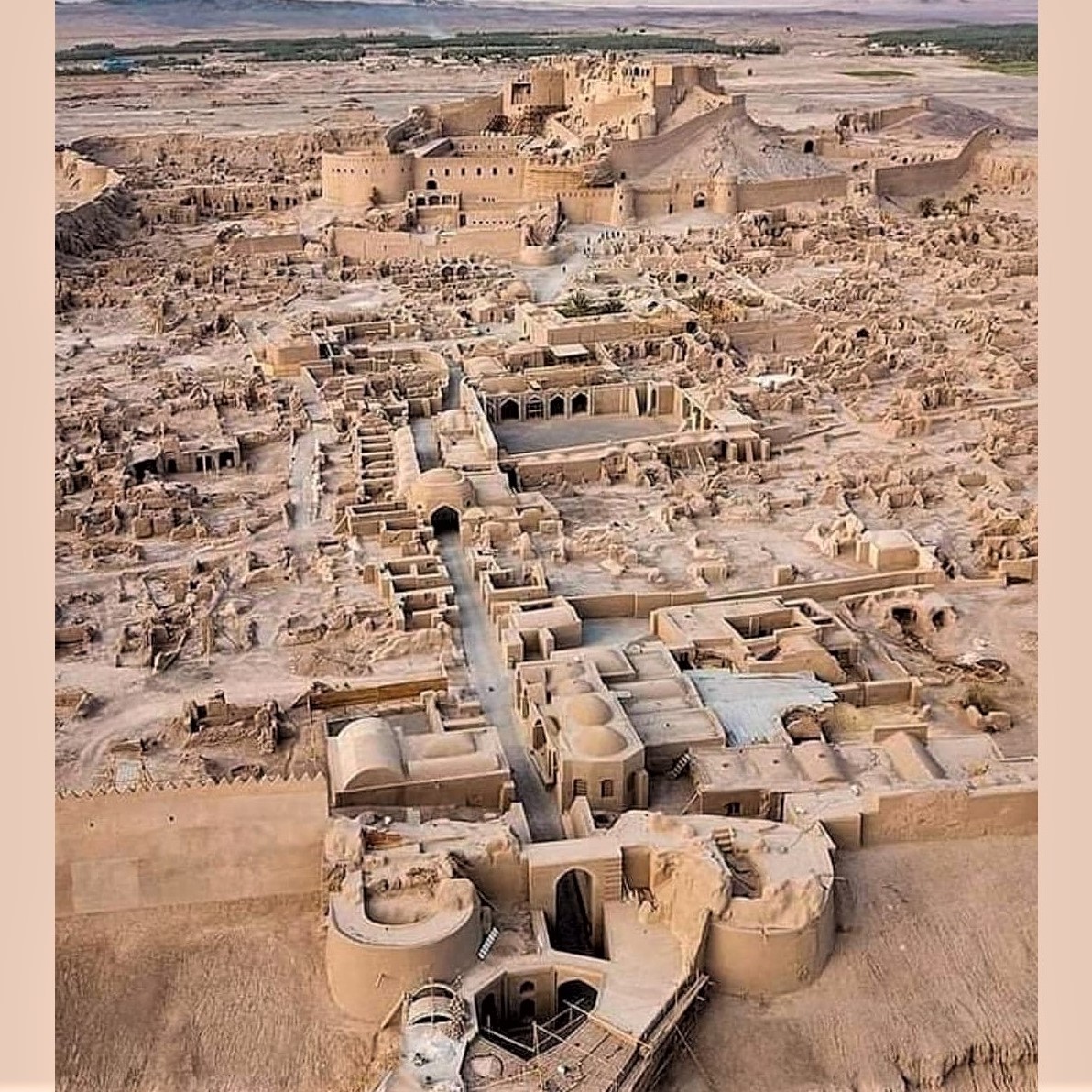 A UNESCO World Heritage Site in Iran: Arg-e Bam (the citadel of Bam)