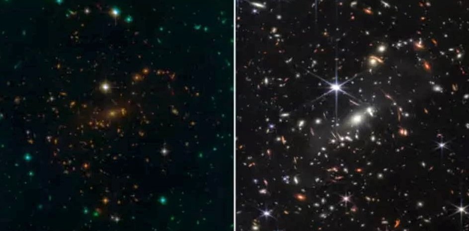 First full-scale images from the James Webb Space Telescope put Hubble images to shame