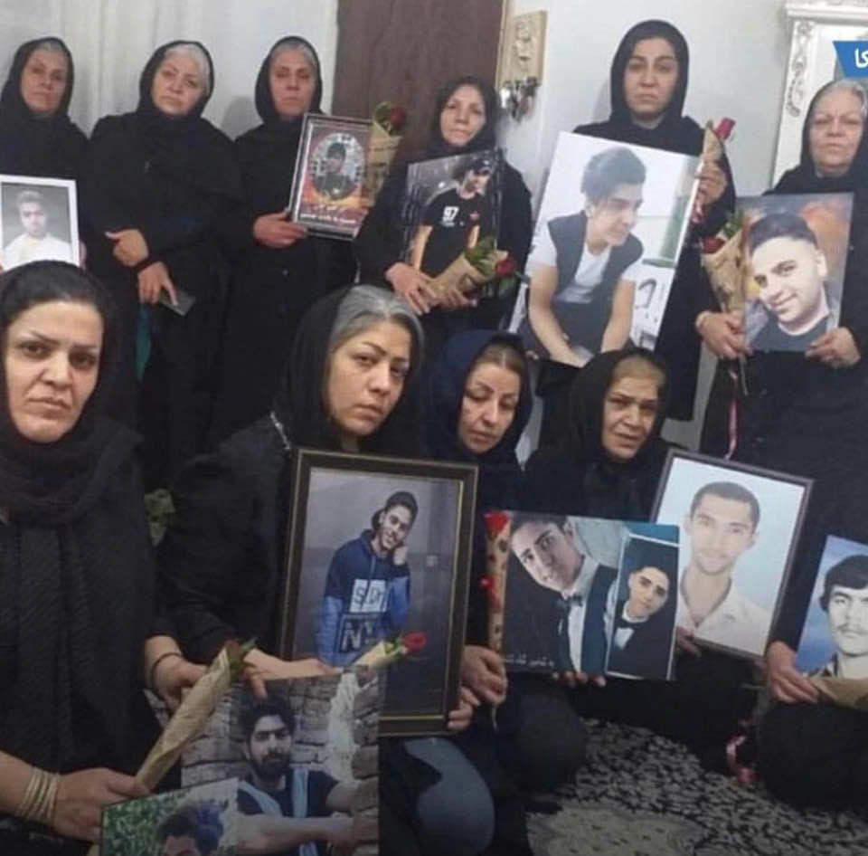 Mothers of young Iranians killed by security forces during street protests gather in solidarity