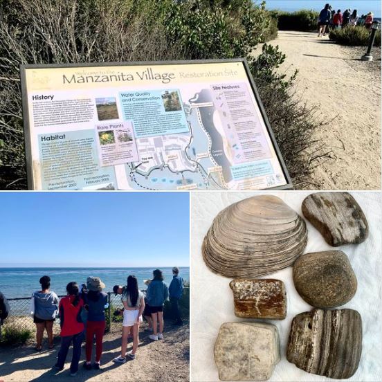 Today's UCSB-sponsored group beach walk and some of my beach finds