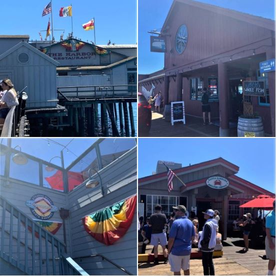 The four main restaurants on Santa Barbara's Stearns Wharf