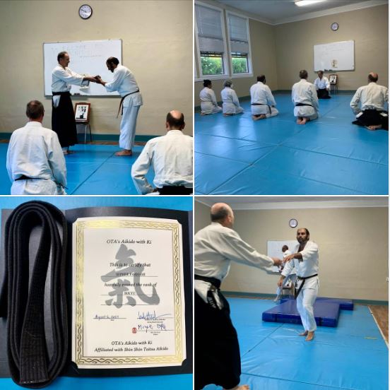 Aikido exhibition and awards at the Goleta Valley Community Center