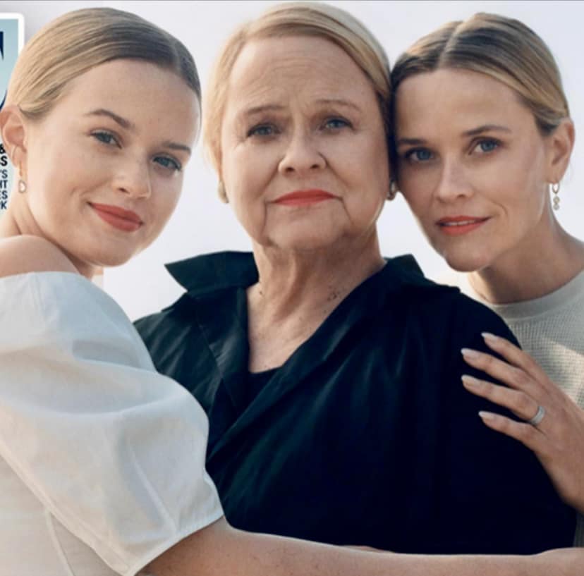 Three generations: Actress Reese Witherspoon, with her mom and daughter