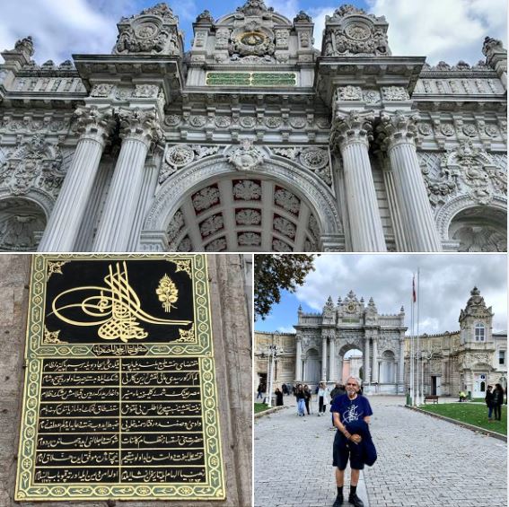 Photos of Dolmabahce Palace, shot from outside