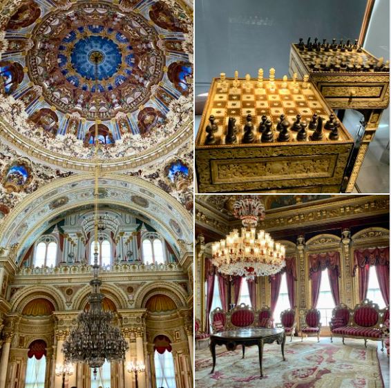 Photos of inside of Dolmabahce Palace and its adjacent harem-sara