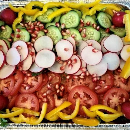 My salad creation for Saturday's family lunch