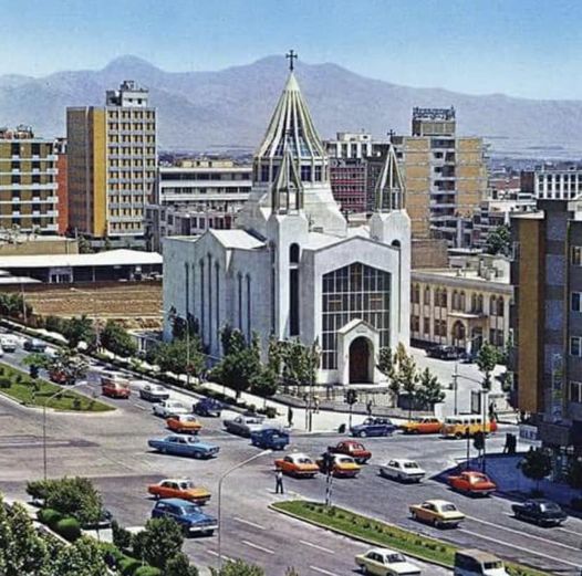The main Armenian religious center in Tehran, Iran, the Saint Sarkis Cathedral, was completed in 1970