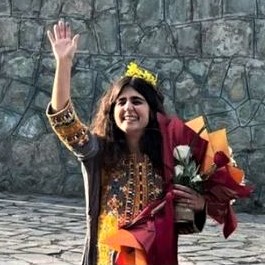 Women's-rights activist Sepideh Qoliyan re-arrested after removing her headscarf and shouting slogans against Iran's Supreme Leader upon release from prison
